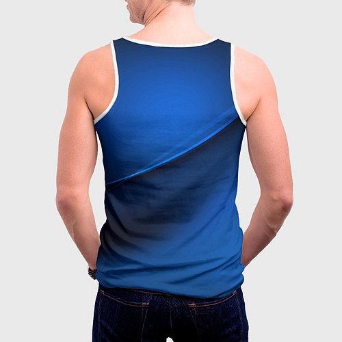 Мужская майка без рукавов Subaru sport / 3D-Белый – фото 4