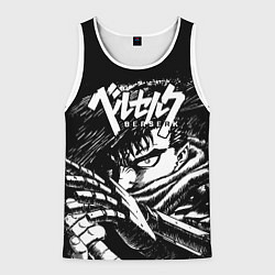 Майка-безрукавка мужская ГАТС BERSERK БЕРСЕРК, цвет: 3D-белый