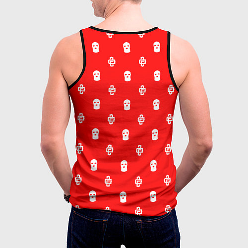 Мужская майка без рукавов Узор Mono Red Dope Camo Dope Street Market / 3D-Черный – фото 4