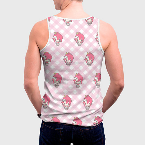 Мужская майка без рукавов Yoko pattern / 3D-Белый – фото 4