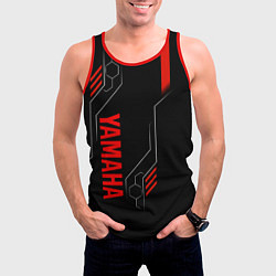 Майка-безрукавка мужская YAMAHA - ТЕХНОЛОГИИ КРАСНЫЙ, цвет: 3D-красный — фото 2