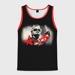 Майка-безрукавка мужская АЛИСА К Кинчев, цвет: 3D-красный