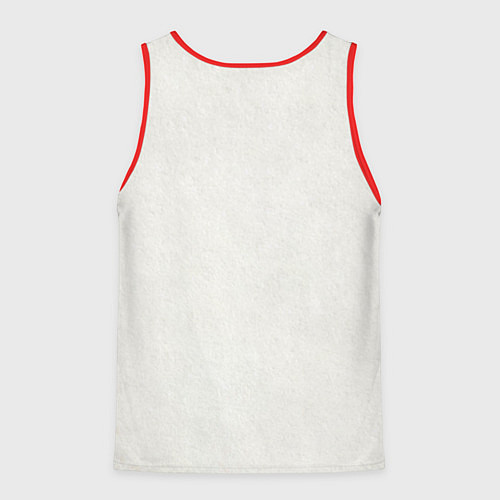 Мужская майка без рукавов Uncharted На картах не значится / 3D-Красный – фото 2