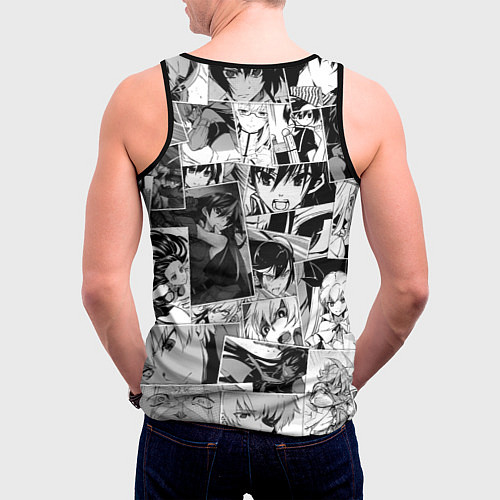 Мужская майка без рукавов Убийца Акамэ pattern / 3D-Черный – фото 4