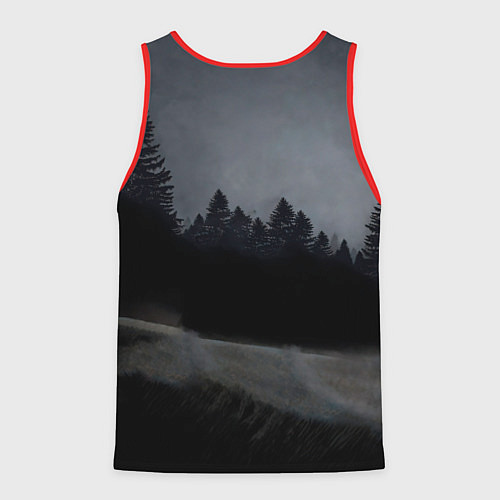 Мужская майка без рукавов Burzum - Filosofem / 3D-Красный – фото 2