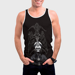 Майка-безрукавка мужская Ghost Papa Emeritus, цвет: 3D-белый — фото 2