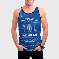 Майка-безрукавка мужская AC Milan Legends, цвет: 3D-черный — фото 2