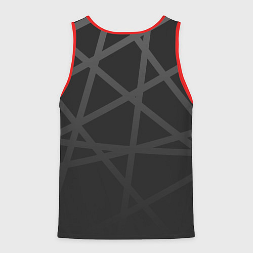 Мужская майка без рукавов MERCEDES - BENZ МЕРСЕДЕС / 3D-Красный – фото 2