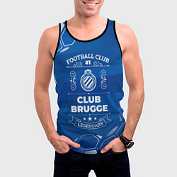 Майка-безрукавка мужская Club Brugge FC 1, цвет: 3D-черный — фото 2