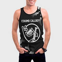 Майка-безрукавка мужская Eskimo Callboy - КОТ - Камуфляж, цвет: 3D-черный — фото 2