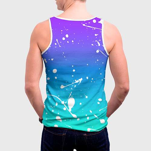 Мужская майка без рукавов Monsta x / 3D-Белый – фото 4