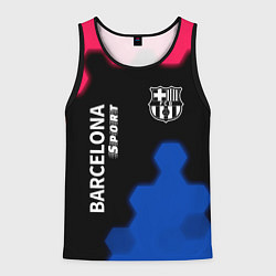 Майка-безрукавка мужская BARCELONA Sport - Графика, цвет: 3D-черный