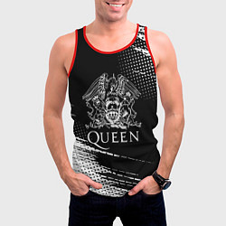 Майка-безрукавка мужская Queen герб квин, цвет: 3D-красный — фото 2