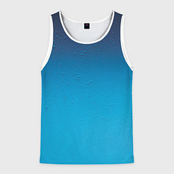 Майка-безрукавка мужская Конденсат, цвет: 3D-белый