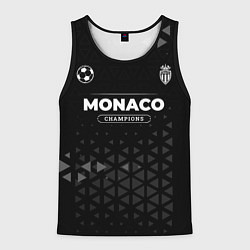 Майка-безрукавка мужская Monaco Форма Champions, цвет: 3D-черный