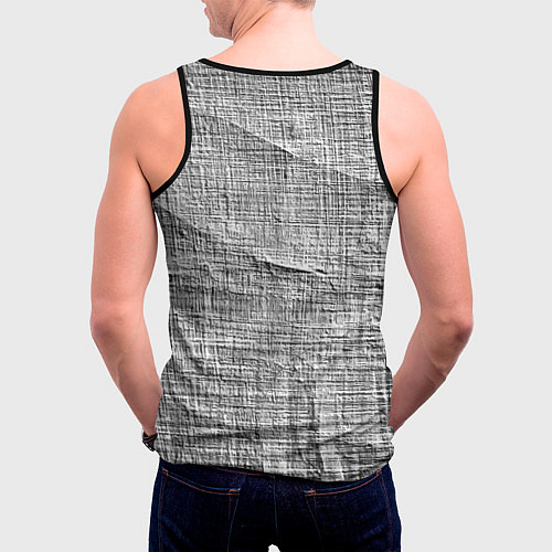 Мужская майка без рукавов Альбрехт Дюрер Всадник побеждающий дракона Гравюра / 3D-Черный – фото 4