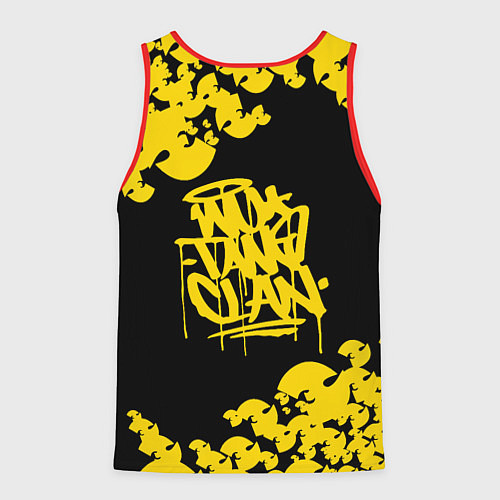 Мужская майка без рукавов Wu bats / 3D-Красный – фото 2