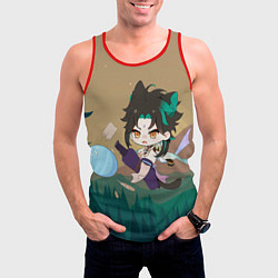 Майка-безрукавка мужская Xiao Kick SLime, цвет: 3D-красный — фото 2