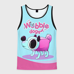 Мужская майка без рукавов Cute Wobbledogs