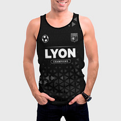 Майка-безрукавка мужская Lyon Champions Uniform, цвет: 3D-черный — фото 2