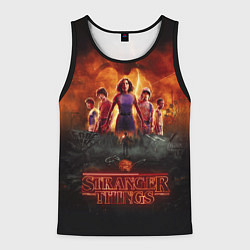 Майка-безрукавка мужская ОЧЕНЬ СТРАННЫЕ ДЕЛА STRANGER THINGS, цвет: 3D-черный