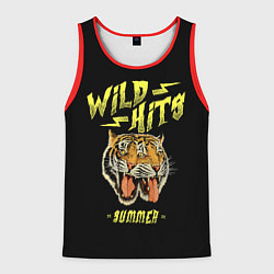 Мужская майка без рукавов Горячие хиты лета и тигры