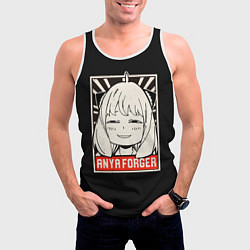 Майка-безрукавка мужская Аня Форджер Семья Шпиона, цвет: 3D-белый — фото 2