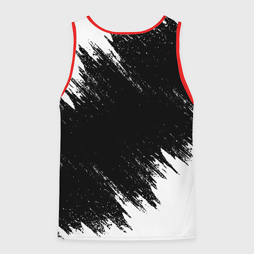 Мужская майка без рукавов Серега ах*енный как ни крути / 3D-Красный – фото 2