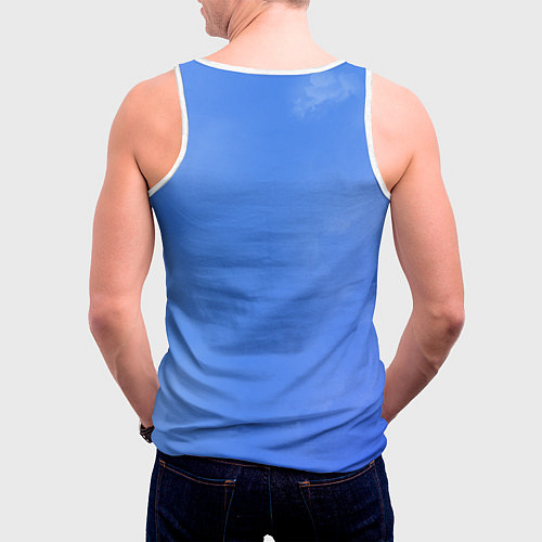 Мужская майка без рукавов Мои поющие монстры / 3D-Белый – фото 4