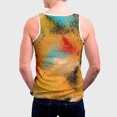 Мужская майка без рукавов Nft token art USSR / 3D-Белый – фото 4