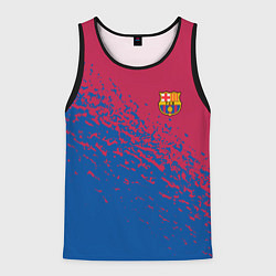Майка-безрукавка мужская Barcelona маленькое лого, цвет: 3D-черный