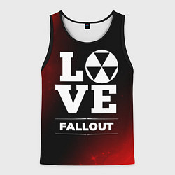 Майка-безрукавка мужская Fallout Love Классика, цвет: 3D-черный