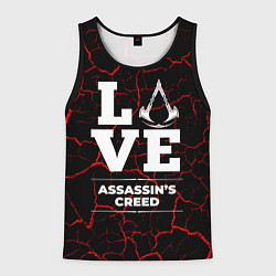 Мужская майка без рукавов Assassins Creed Love Классика