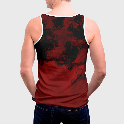 Мужская майка без рукавов World Painted Blood - Slayer / 3D-Белый – фото 4