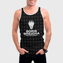 Майка-безрукавка мужская Boris Brejcha High-Tech Minimal, цвет: 3D-белый — фото 2