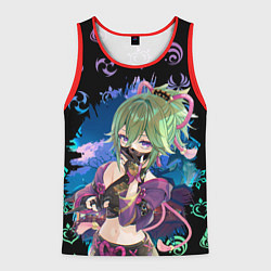 Майка-безрукавка мужская Куки Синобу Геншин Импакт, цвет: 3D-красный