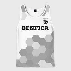 Майка-безрукавка мужская Benfica Sport на светлом фоне, цвет: 3D-белый