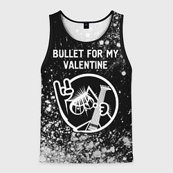 Майка-безрукавка мужская Bullet For My Valentine - КОТ - Арт, цвет: 3D-черный