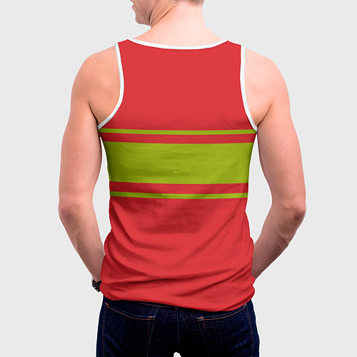 Мужская майка без рукавов ФК УФА / 3D-Белый – фото 4