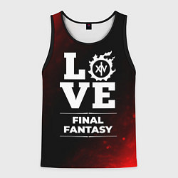 Мужская майка без рукавов Final Fantasy Love Классика