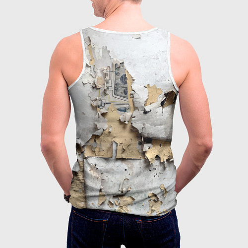 Мужская майка без рукавов Мадонна Литта Леонардо да Винчи Post-art / 3D-Белый – фото 4