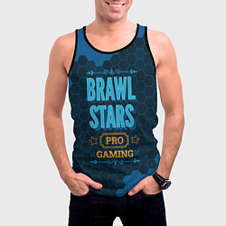 Майка-безрукавка мужская Игра Brawl Stars: PRO Gaming, цвет: 3D-черный — фото 2