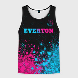 Майка-безрукавка мужская Everton - neon gradient, цвет: 3D-черный