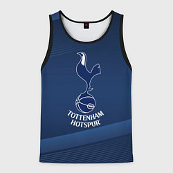 Майка-безрукавка мужская Tottenham hotspur Синяя абстракция, цвет: 3D-черный