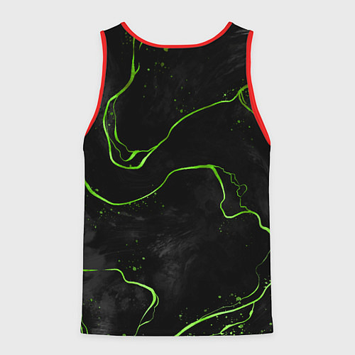 Мужская майка без рукавов Шкодавод / 3D-Красный – фото 2