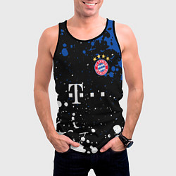 Майка-безрукавка мужская Bayern munchen Краска, цвет: 3D-черный — фото 2