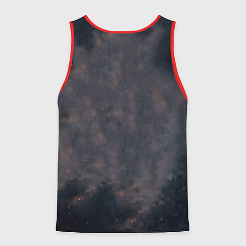 Мужская майка без рукавов STALKER Боец Долга / 3D-Красный – фото 2