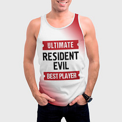 Майка-безрукавка мужская Resident Evil: Best Player Ultimate, цвет: 3D-белый — фото 2