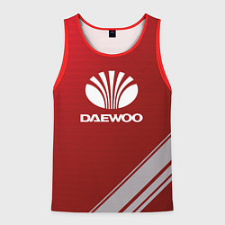 Майка-безрукавка мужская Daewoo - sport, цвет: 3D-красный