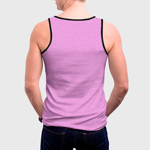 Мужская майка без рукавов Юрий Шатунов с белой розой / 3D-Черный – фото 4